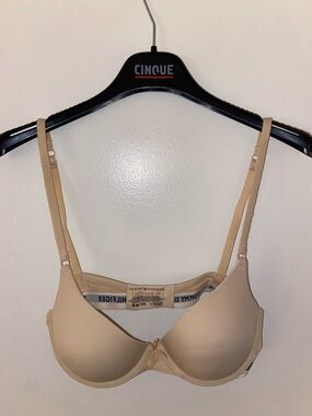 Tommy Hilfiger Classic Tee Beige Nude Molded Push-Up Bra